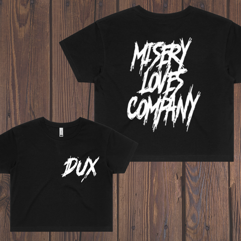DUX Misery Loves Company Cropped Tee
