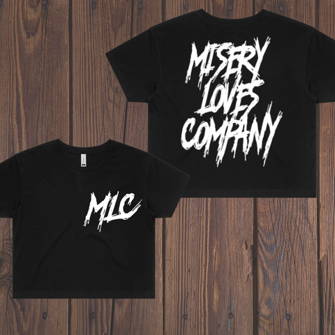 Misery Loves Company Cropped Tee