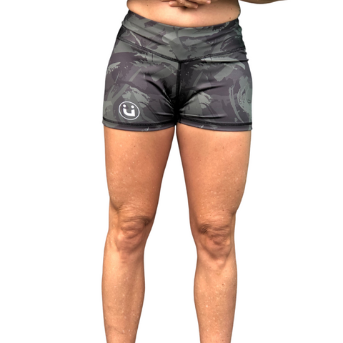 Booty shorts - Paint camo