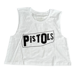 Pistols - White - Cropped Tank